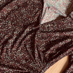 AGB wrap 3/4 sleeve blouse size small